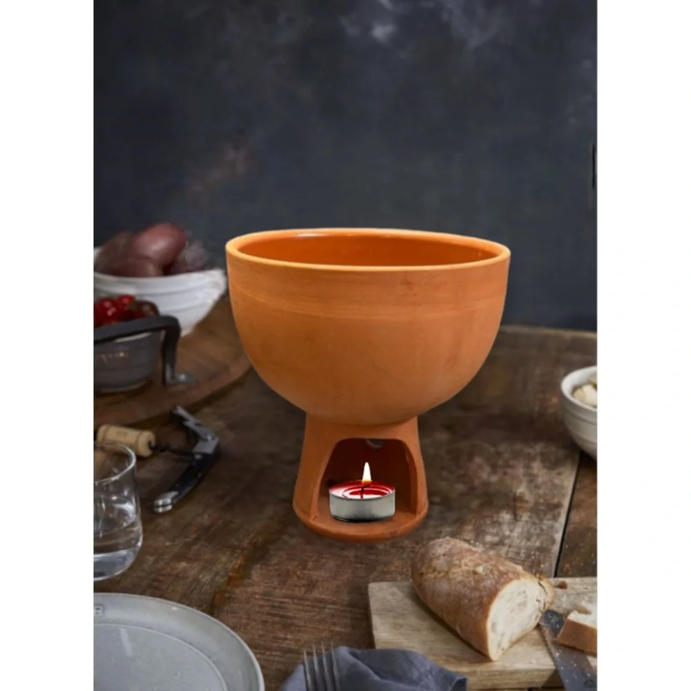 Terracotta Fondue Pot